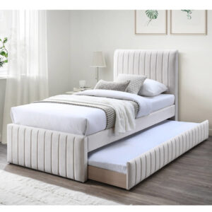 מיטת יחיד נפתחת בריפוד בד קטיפתי Home Decor הום דקור4