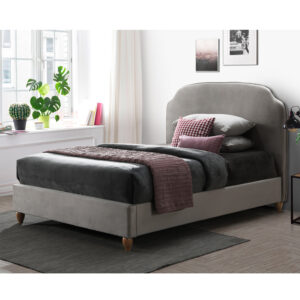 מיטה זוגית 140x190 מרופדת בד קטיפתי Home Decor הום דקור