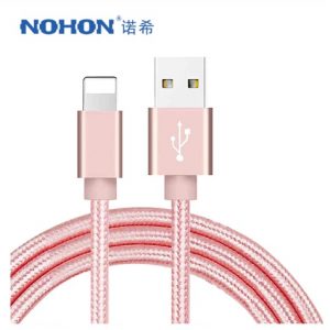 NOHON עבור Apple USB טעינת כבל נתונים עבור iPhone X 7 6 8 6 S 5S בתוספת XS MAX XR עבור iPad מיני IOS 12 8 פינים תשלום מהיר כבלי 1 M