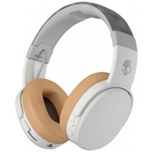 אוזניות קשת אלחוטיות Skullcandy Crusher Over-Ear צבע אפור/חום