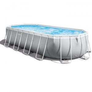 בריכה אובלית על עמודים Intex 556x330 אינטקס