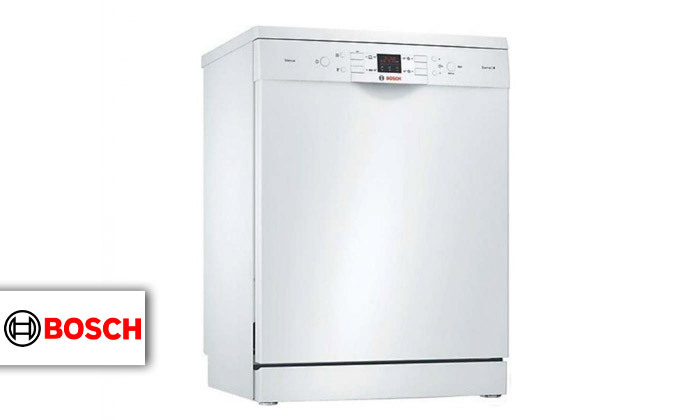 BOSCH SMS44DW01T: מדיח כלים רחב 5 תוכניות בדירוג אנרגטי A