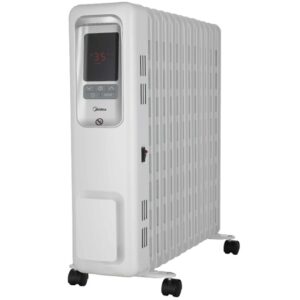 רדיאטור 13 צלעות דיגיטלי + שלט Midea מידאה